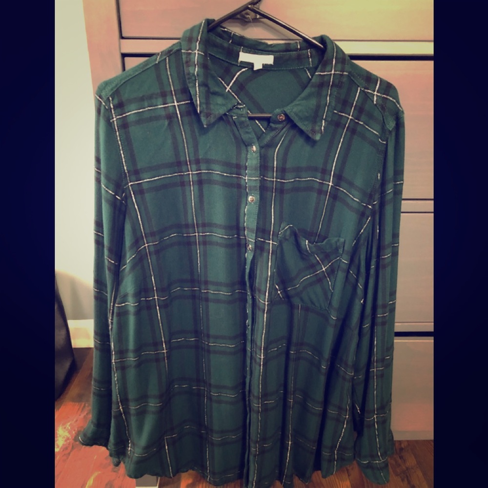 Maurice’s button down shirt size 1X